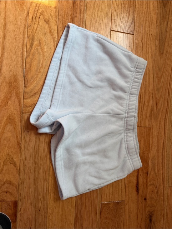 Always Pants - Light blue fleece soft shorts Large